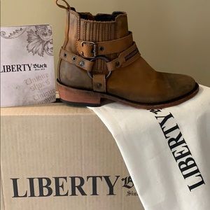 New In Box. Liberty Black Booties  sz6
